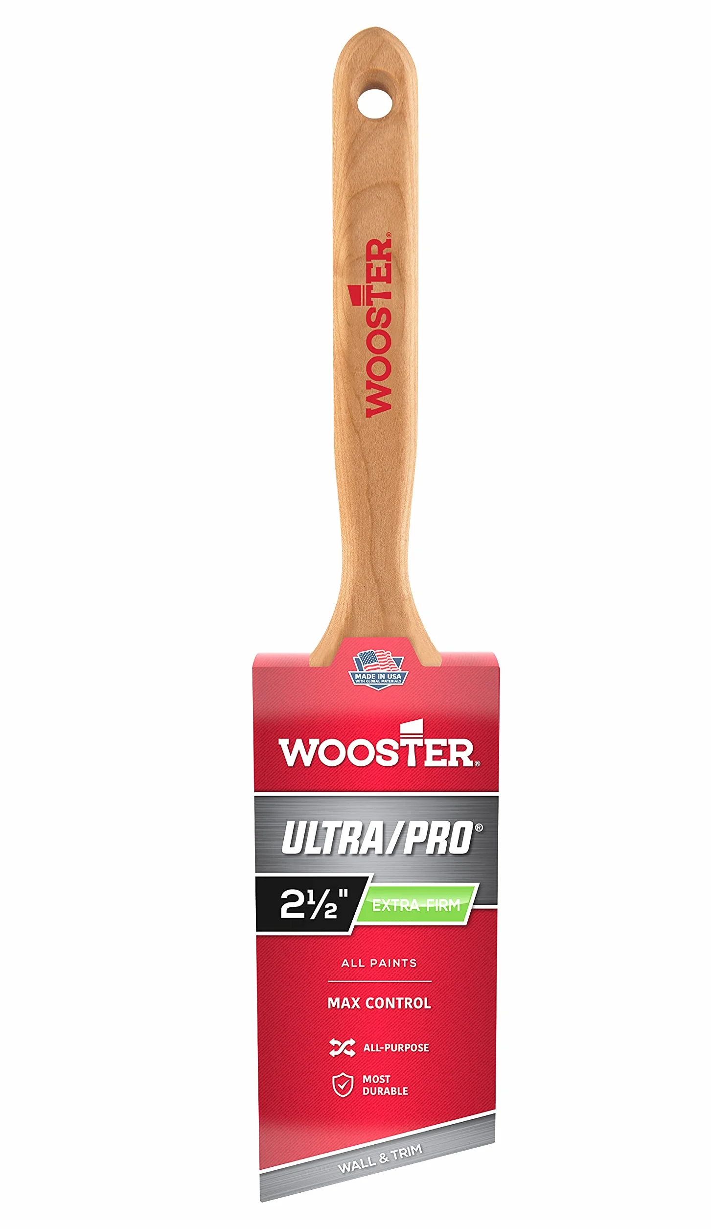 Wooster Brush Brosse XFirm ANG 6,3 cm Nylon Polyester Violet