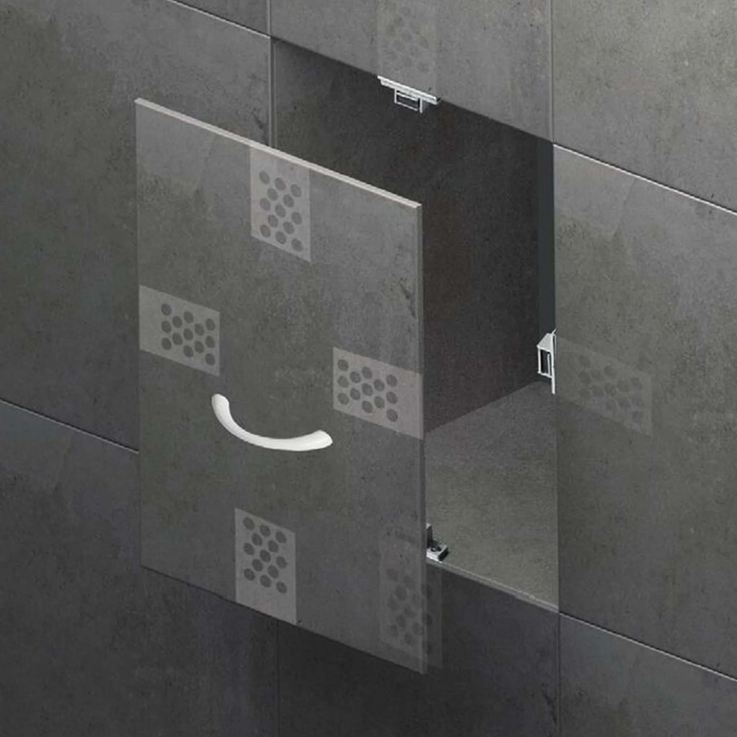 Trappe d'inspection magnétique universelle pour carreaux métal - Porte d'entretien