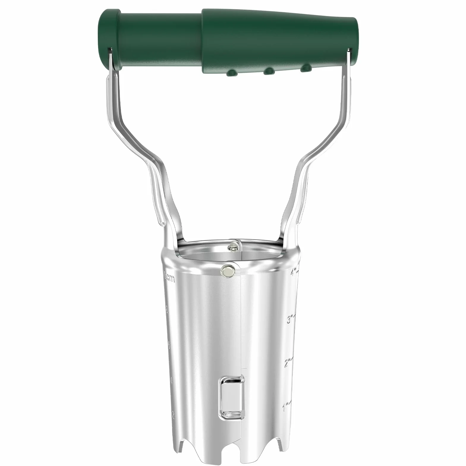 FLORA GUARD Plantoirs à bulbes - Accessoire idéal pour la pose de bulbes, Transplanteur de jardin (Vert)