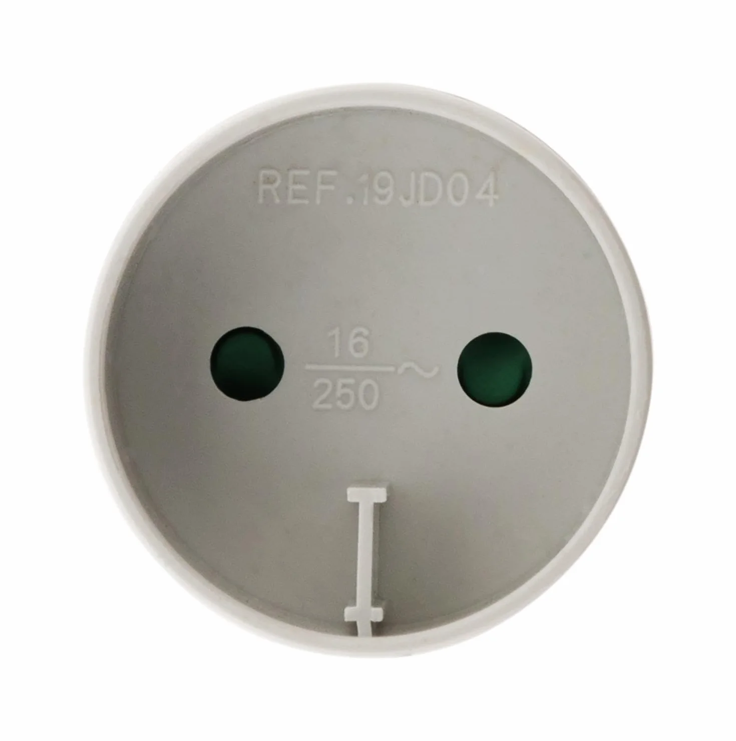 Adaptateur Secteur Type C Mâle 6A vers Femelle 16A 1320W Transformateur Électrique Blanc