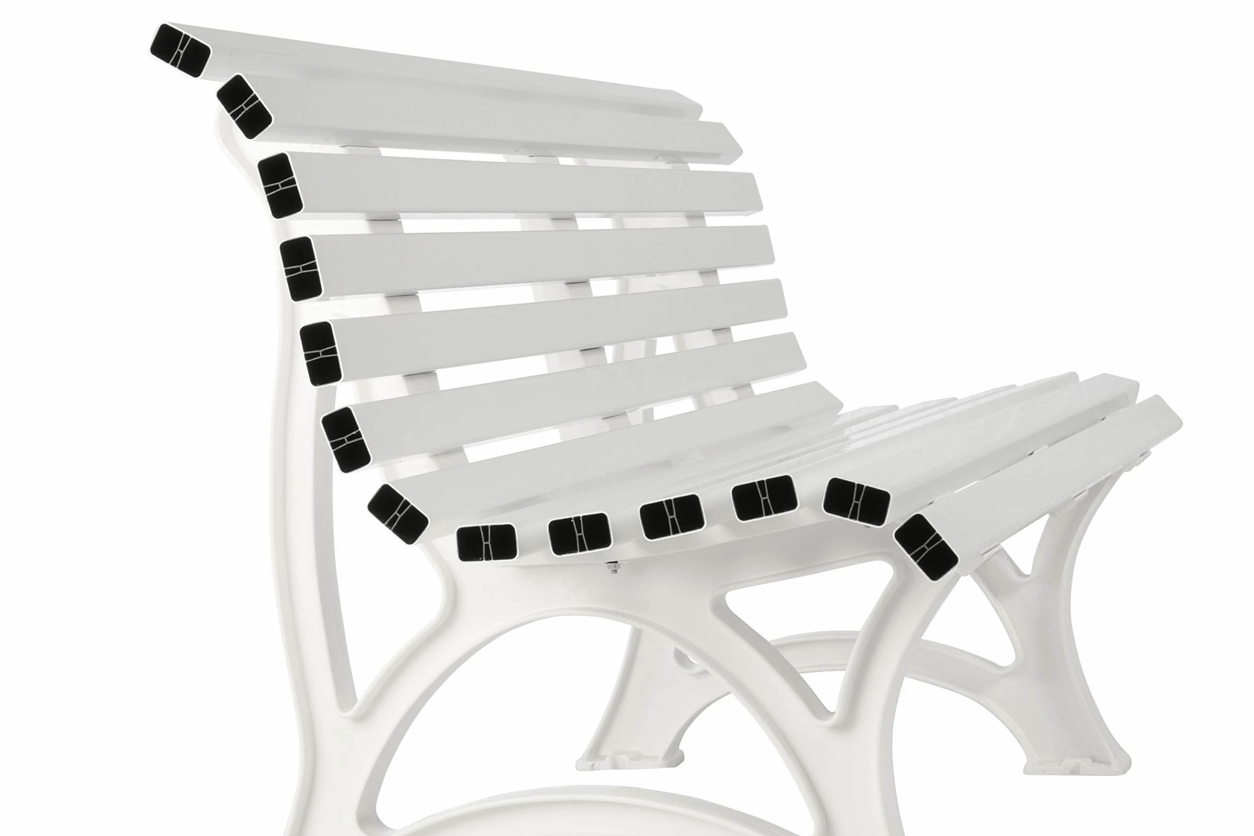 Banc d'extérieur en plastique