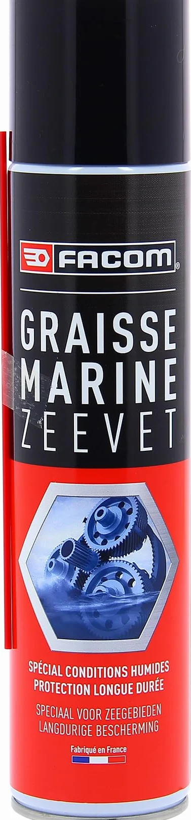 FACOM Graisse Marine Sulfonate de Calcium 300 ml Aérosol 360° Protection Anti-Corrosion