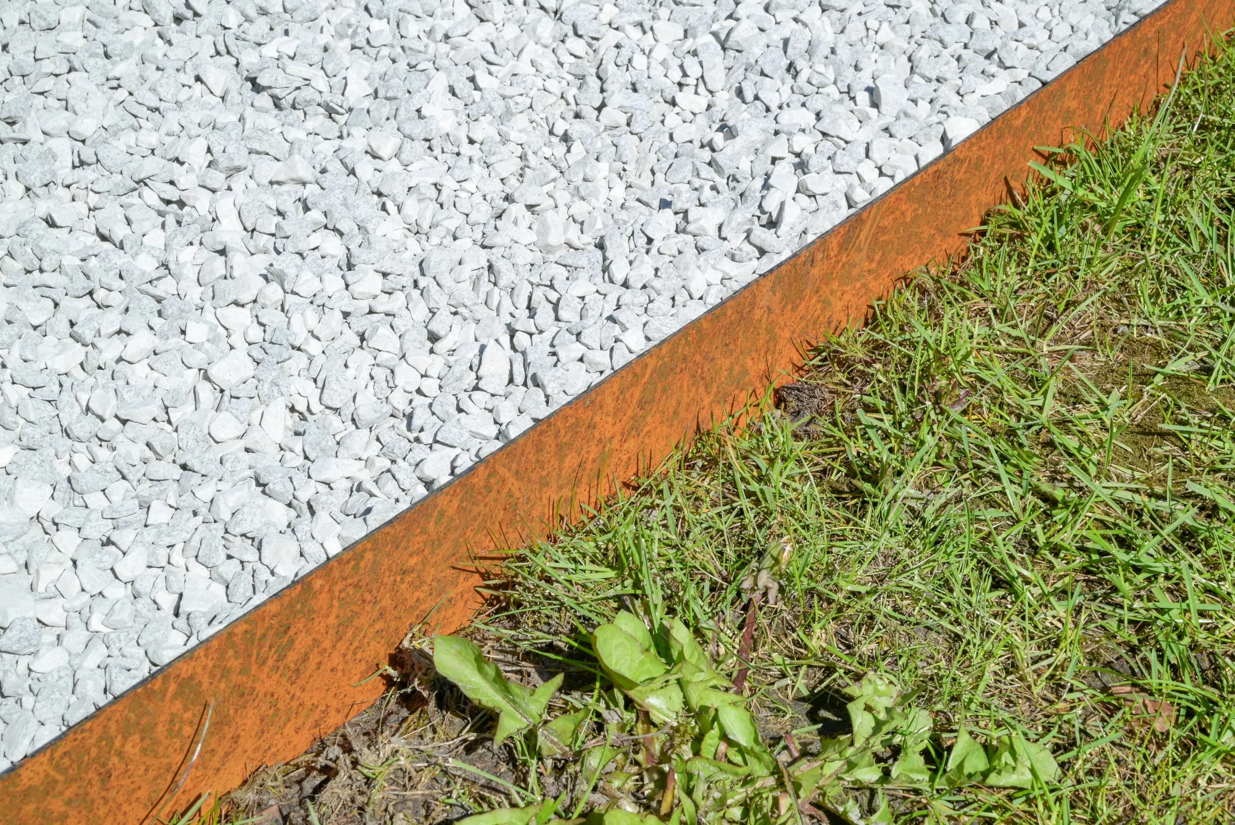 Wovar Acier corten Bordures de Jardin en Acier corten 16 x 106 cm Flexible - 20 Pièces