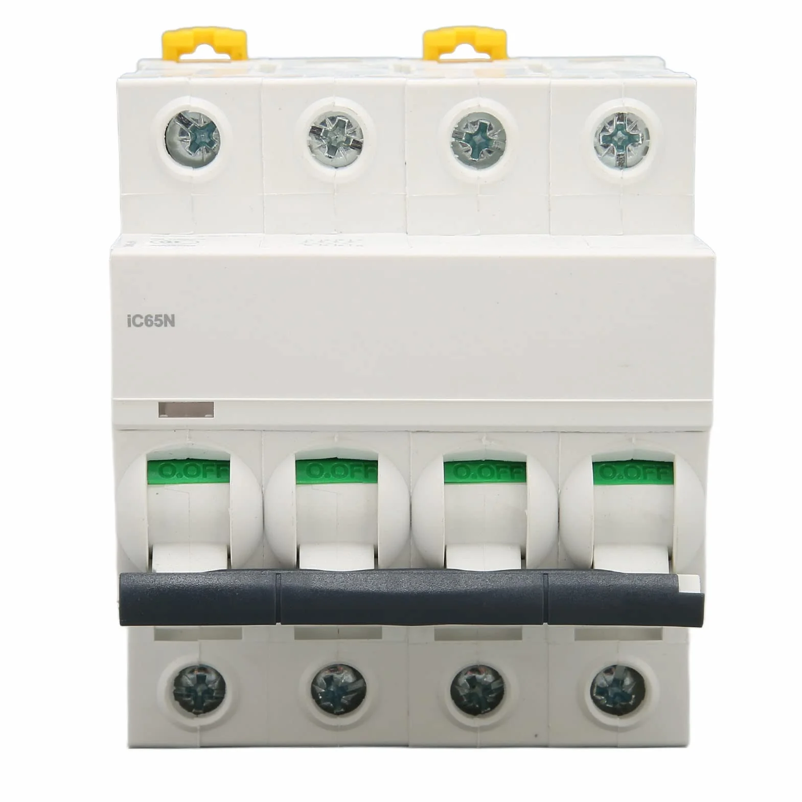 Disjoncteur Miniature 4P 400V AC 20A 6kA Protection Surcharges Courts-Circuits