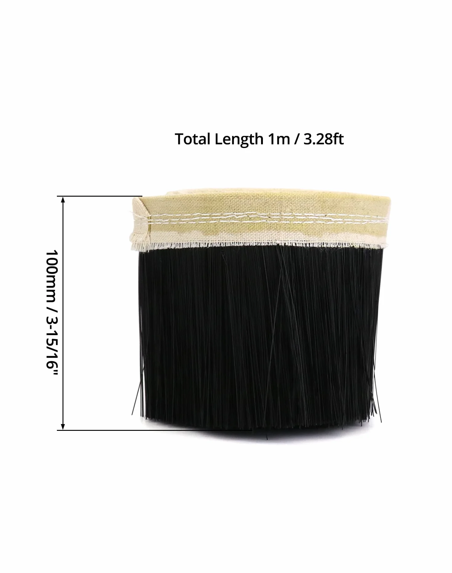 Brosse CNC 100mm x 1M Nylon Pare-Poussière
