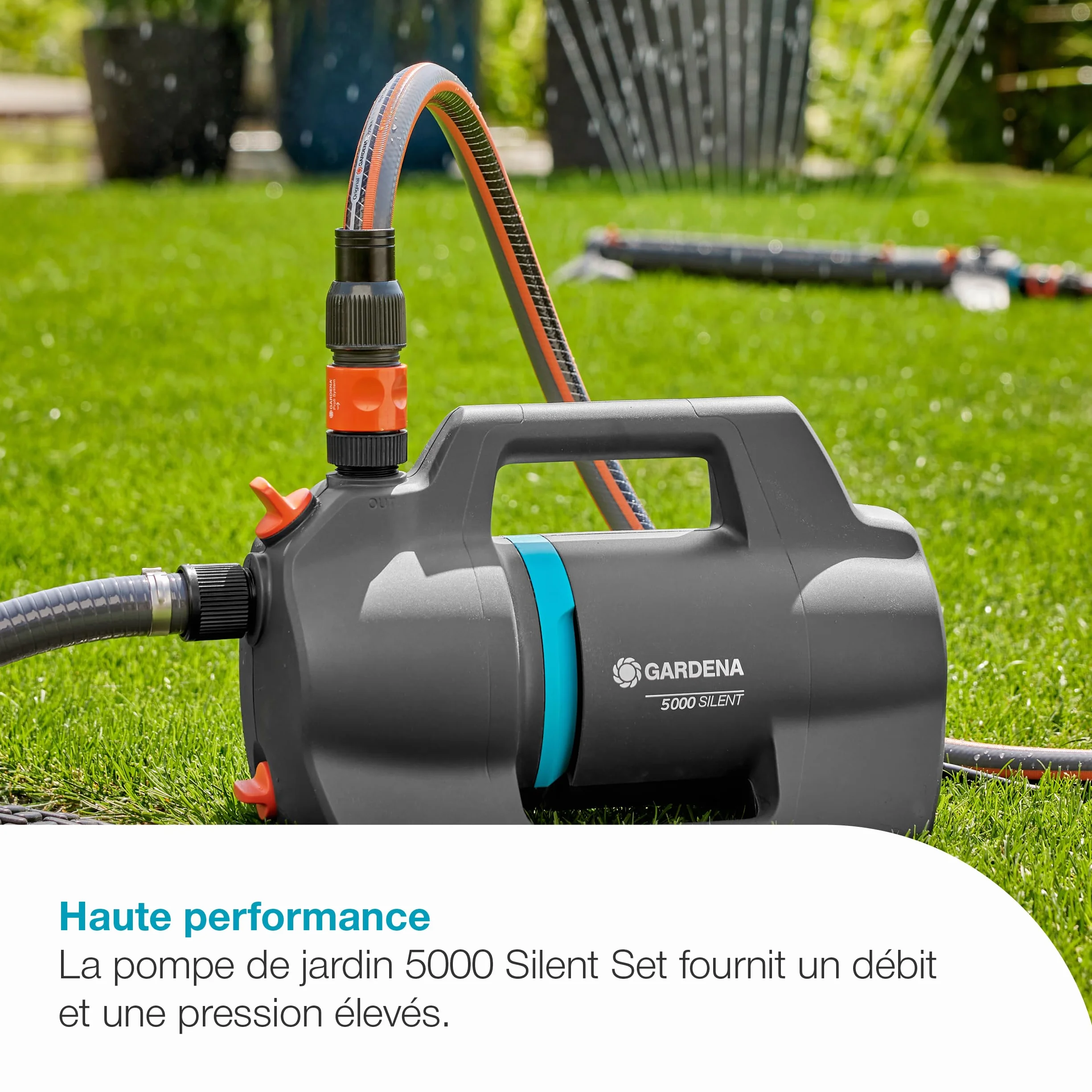 GARDENA Pompe de jardin 5000 Silent Set 9081-20