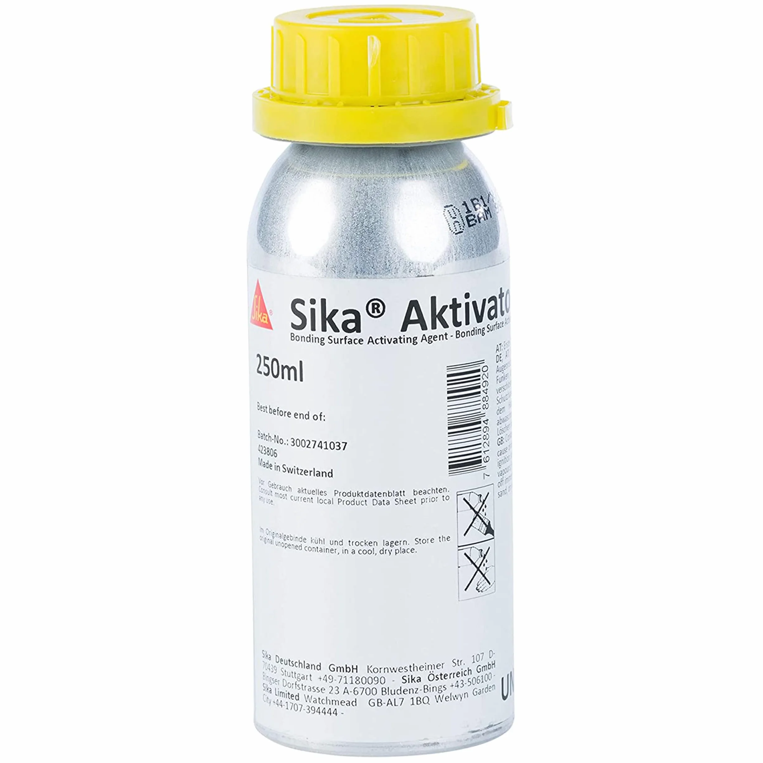 Sika Activateur-205 nettoyant adhésif transparent solvant 250 ml
