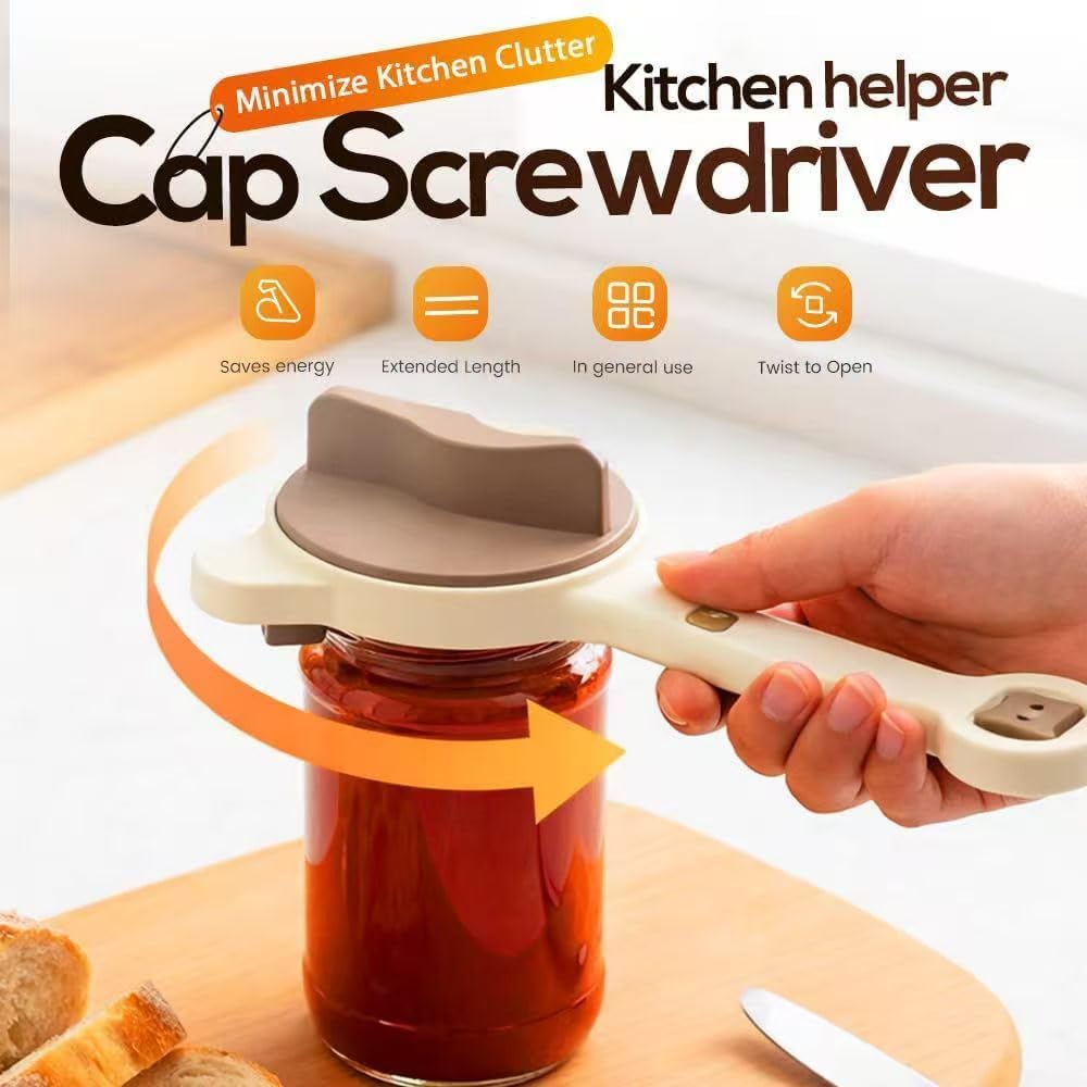 Effortless Adjustable Jar & Bottle Opener