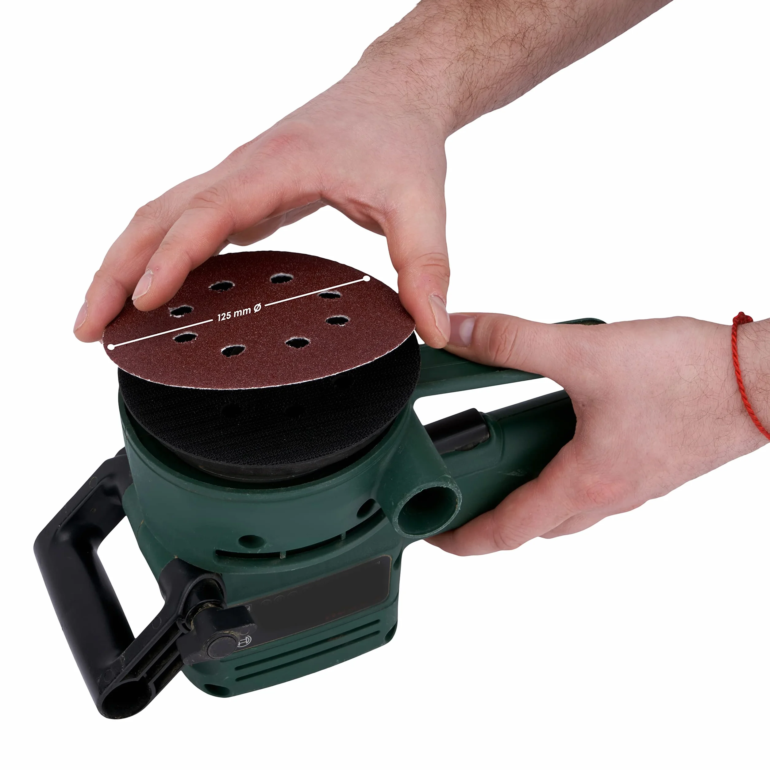 Disque Abrasif 125 mm 8 trous mi-dur Compatible Bosch SKIL