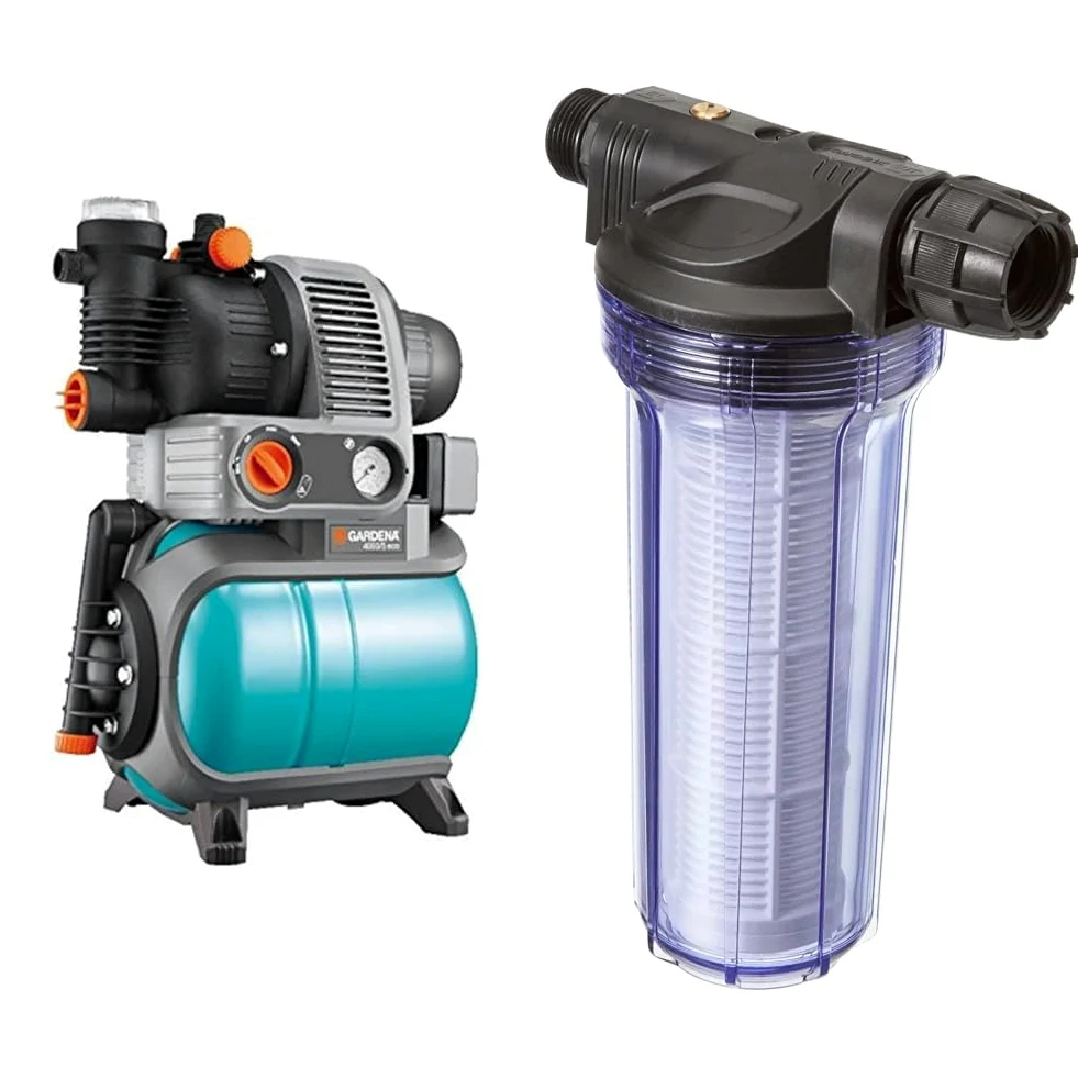 Gardena Groupe de Surpression 4000/5 Eco Comfort : Pompe Domestique & gardening tools, Estándar, Jusqu'à 6000 l/h