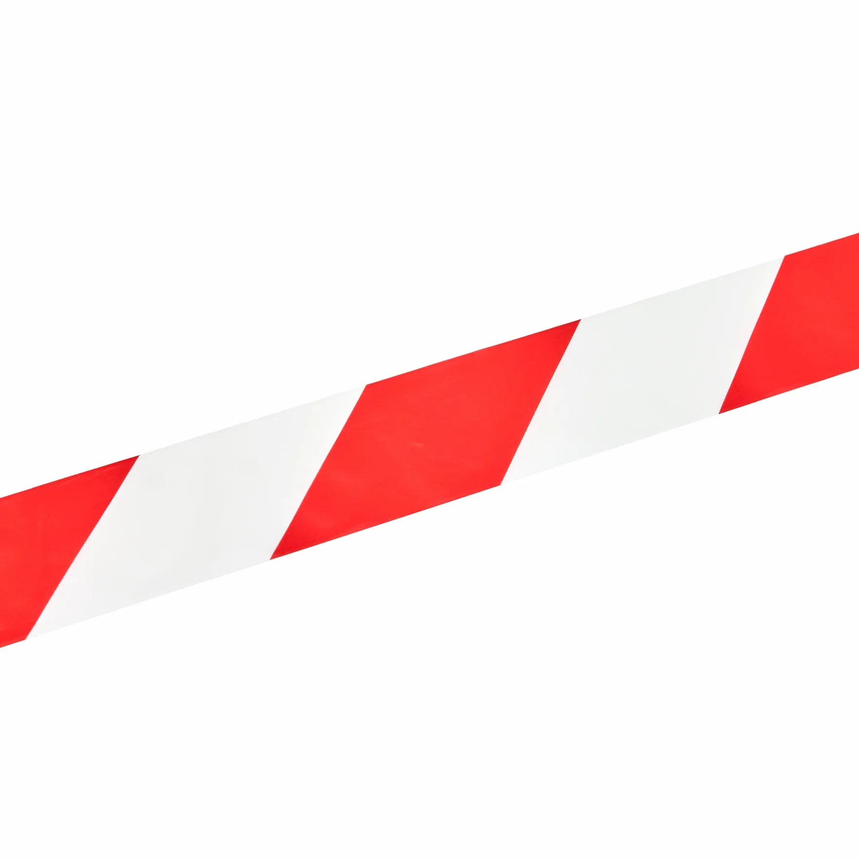 Rubalise Rouge et Blanc 50mm x 100m Ruban de Balisage Chantier LDPE Haute Visibilité