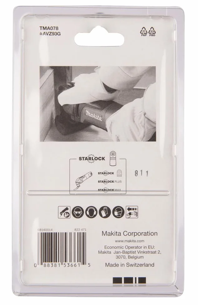 MAKITA PLATEAU PONCAGE AUTO AGRIPPANT B65115
