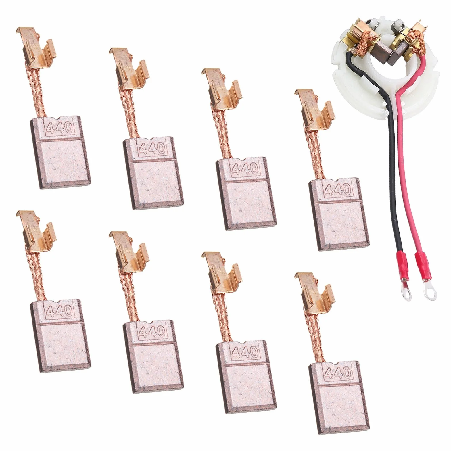 Balais de Charbon pour Makita CB440 18V/14,4V 13x10x3mm 8 Pièces