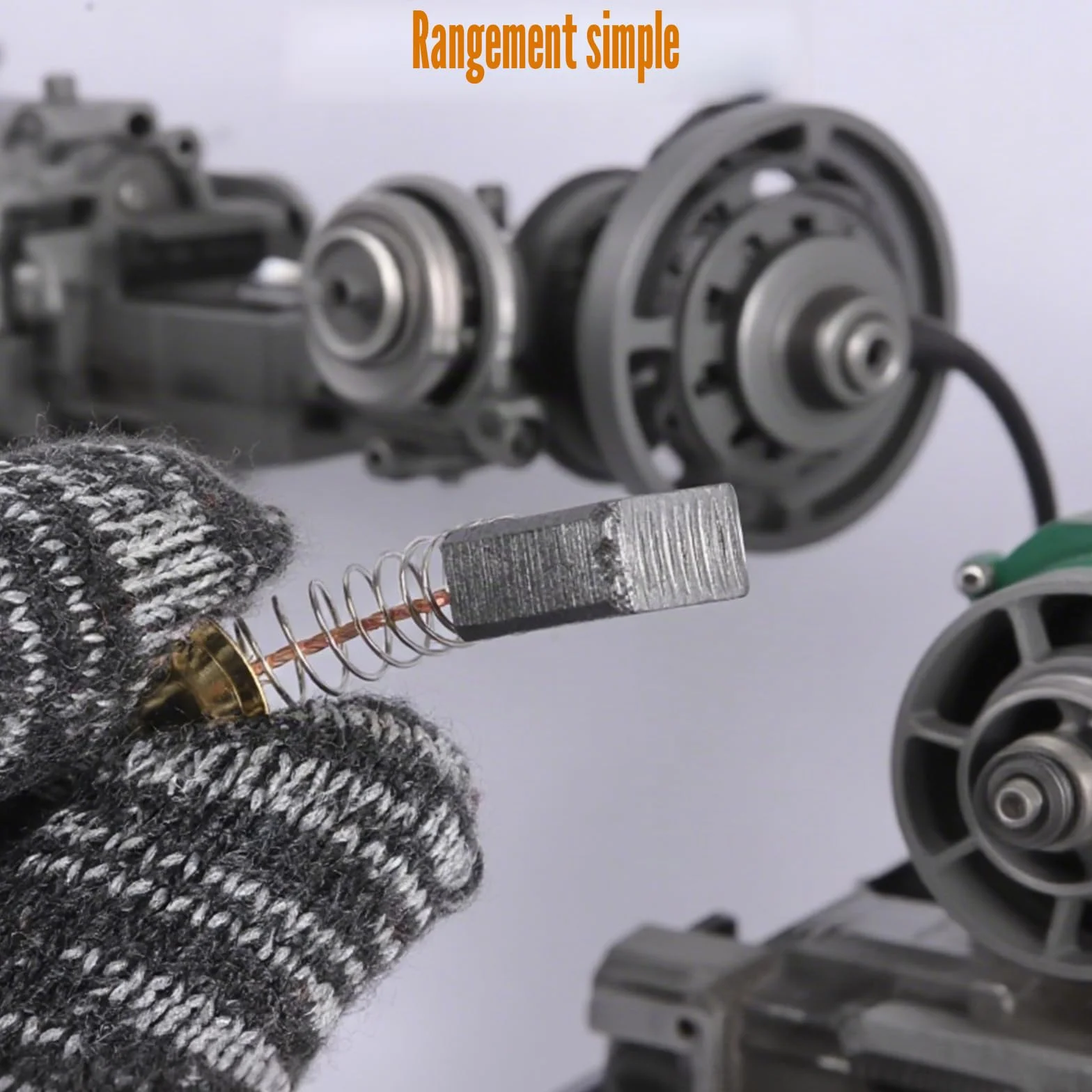 Balais de charbon 69 pièces 23 tailles pour outils électriques meuleuses d'angle marteaux
