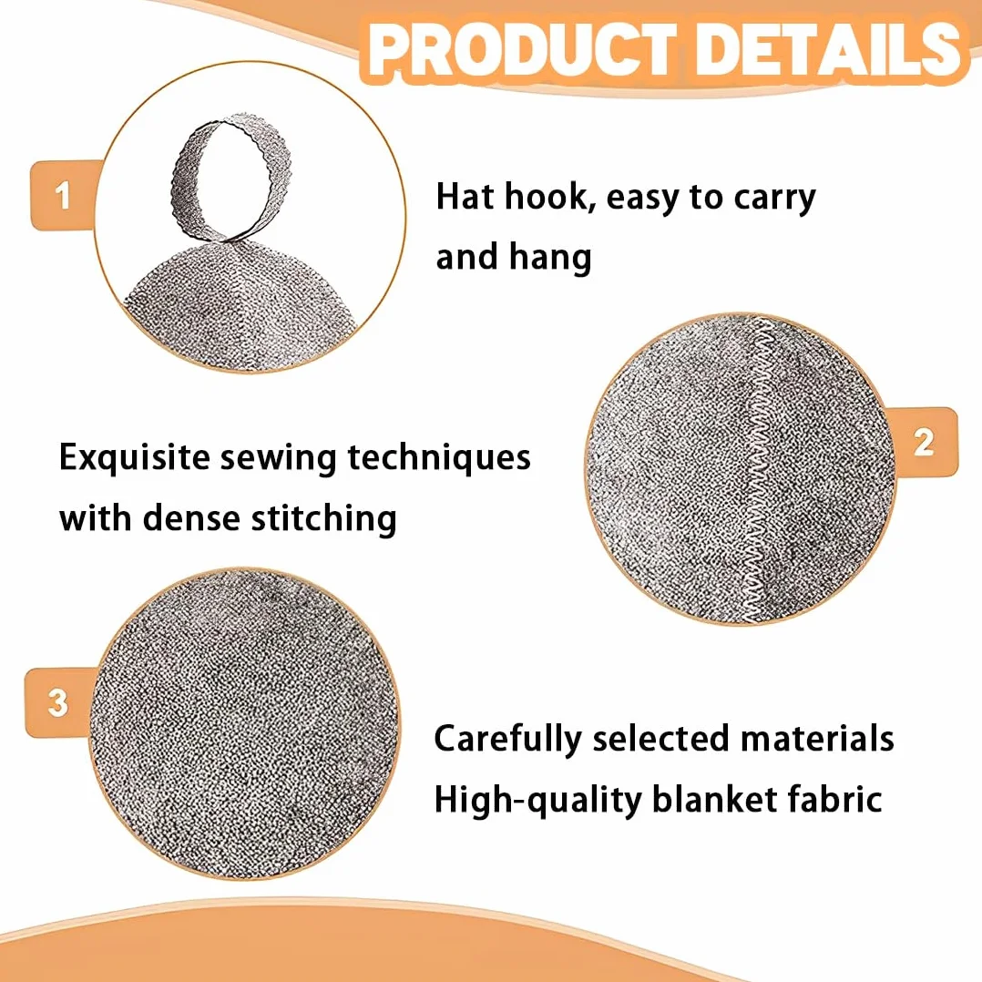 Bonnet De Sauna En Feutre 2 Pièces Pour Hommes Et Femmes Accessoires De Sauna Protection De Tête Respirante