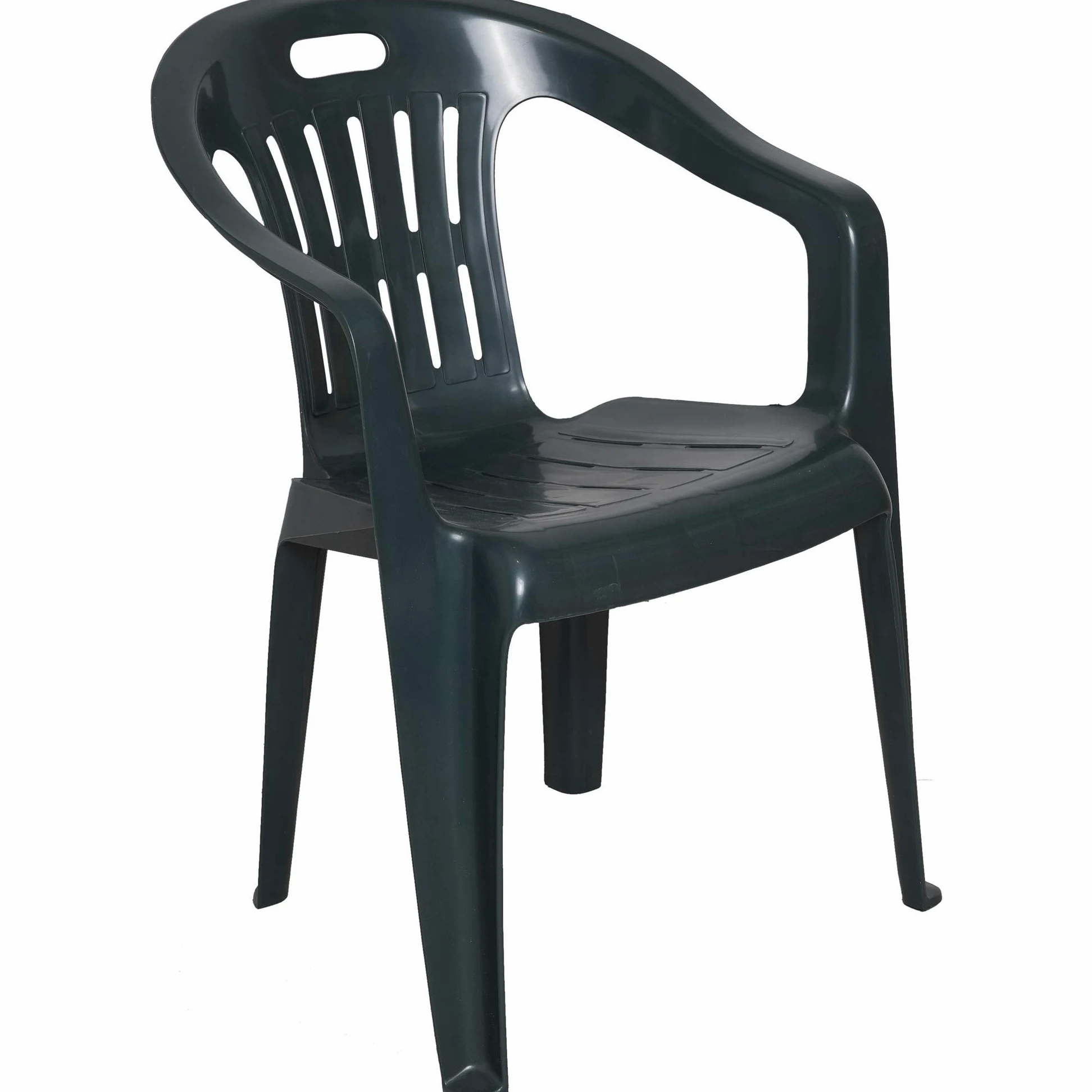 Dmora - Chaise d'extérieur Velletri, Sièges de jardin, Chaise pour table à manger, Fauteuil d'extérieur, 100% Made in Italy, 56x57h80 cm, Vert
