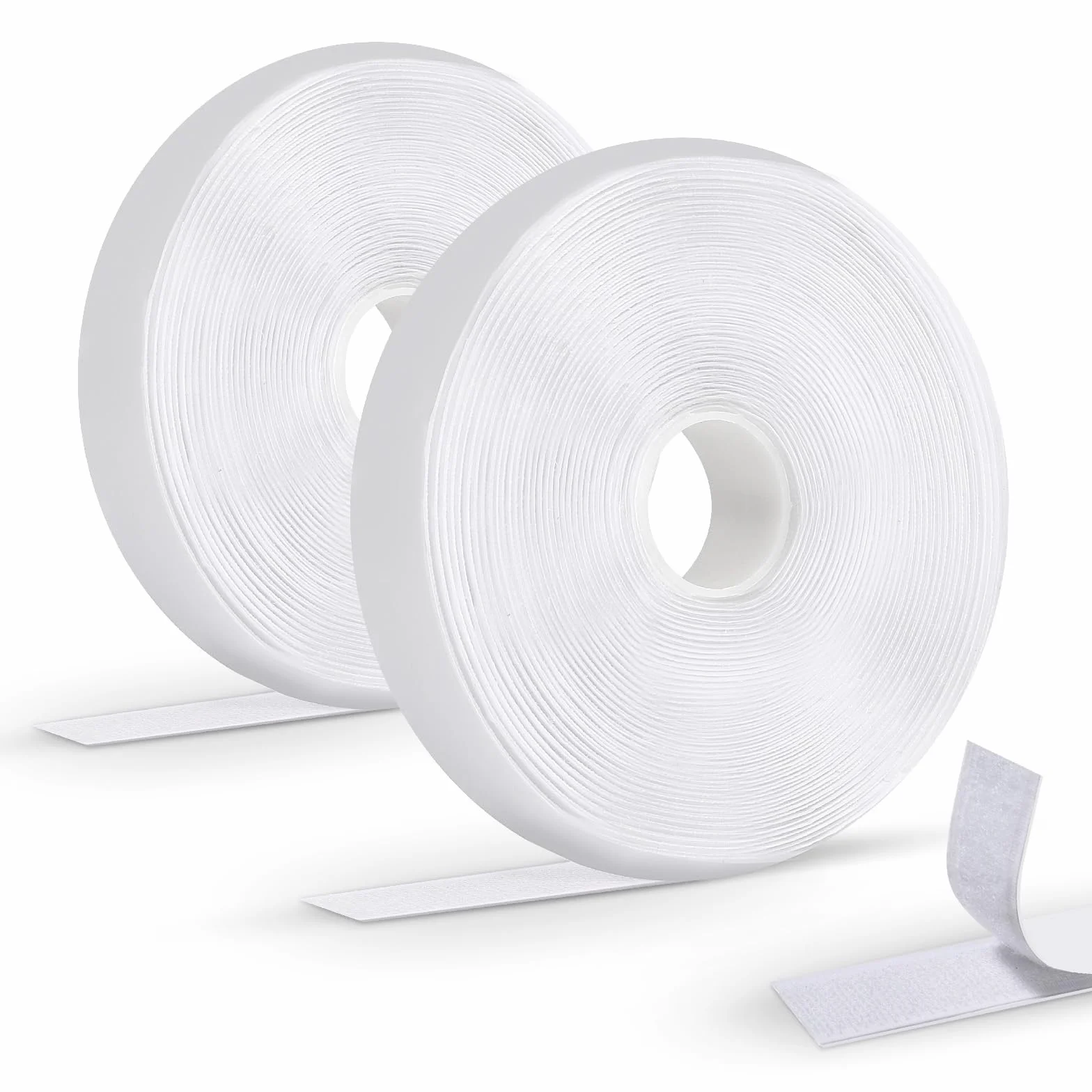 Oderra Bande Adhésive Double Face Extra Forte 8m x 2cm Scratch Autocollant Fixation Sans Percer Tableau Cadre Photo Fenêtre Moustiquaire 2 Pièces Blanc
