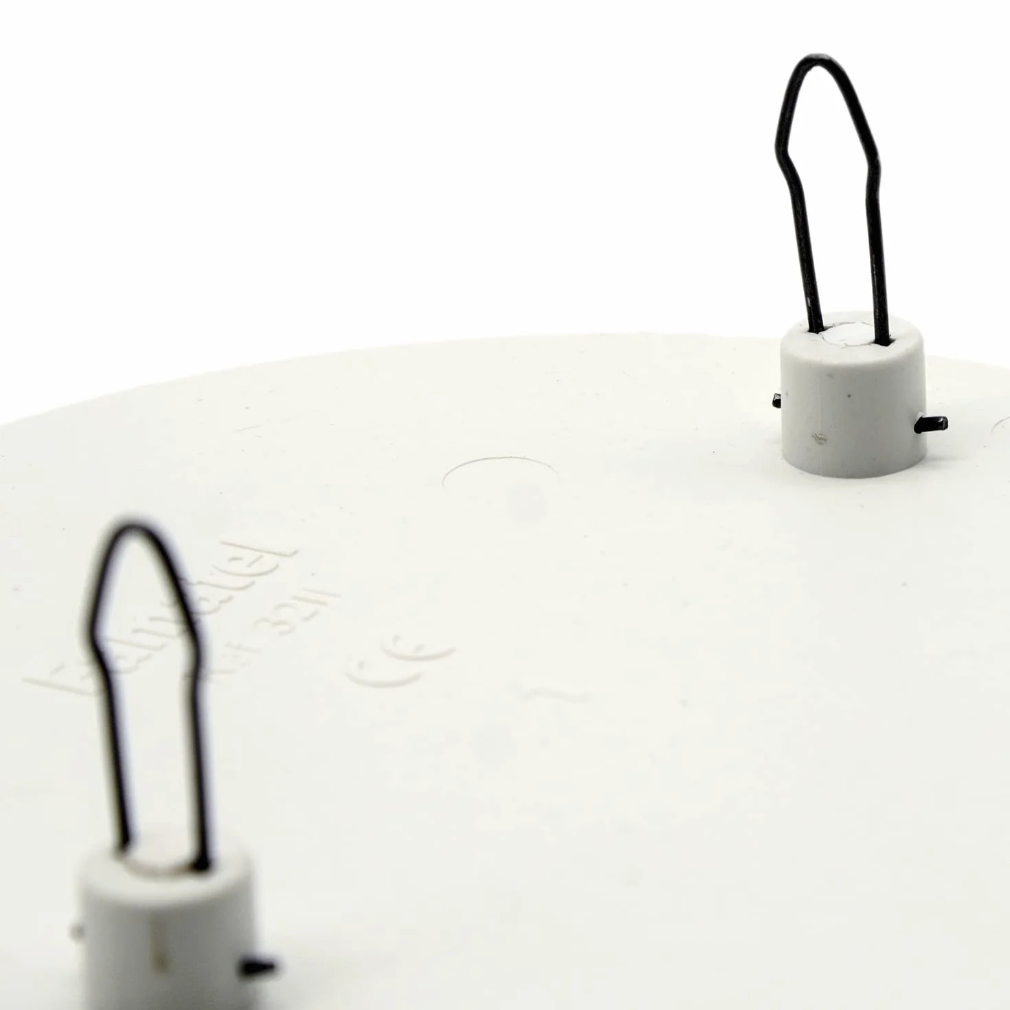 CABLEPELADO Couvercle de boîte d'enregistrement rond 100 mm Blanc