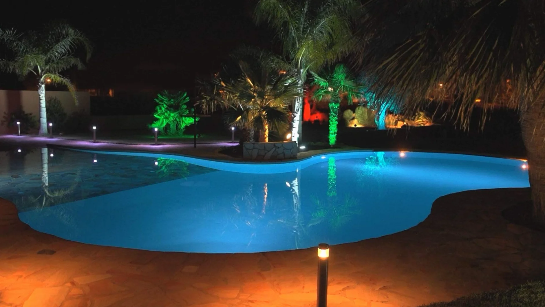 SeaMaid Projecteur Plat à LED pour piscines PAR56 60 LED Blanc 13W