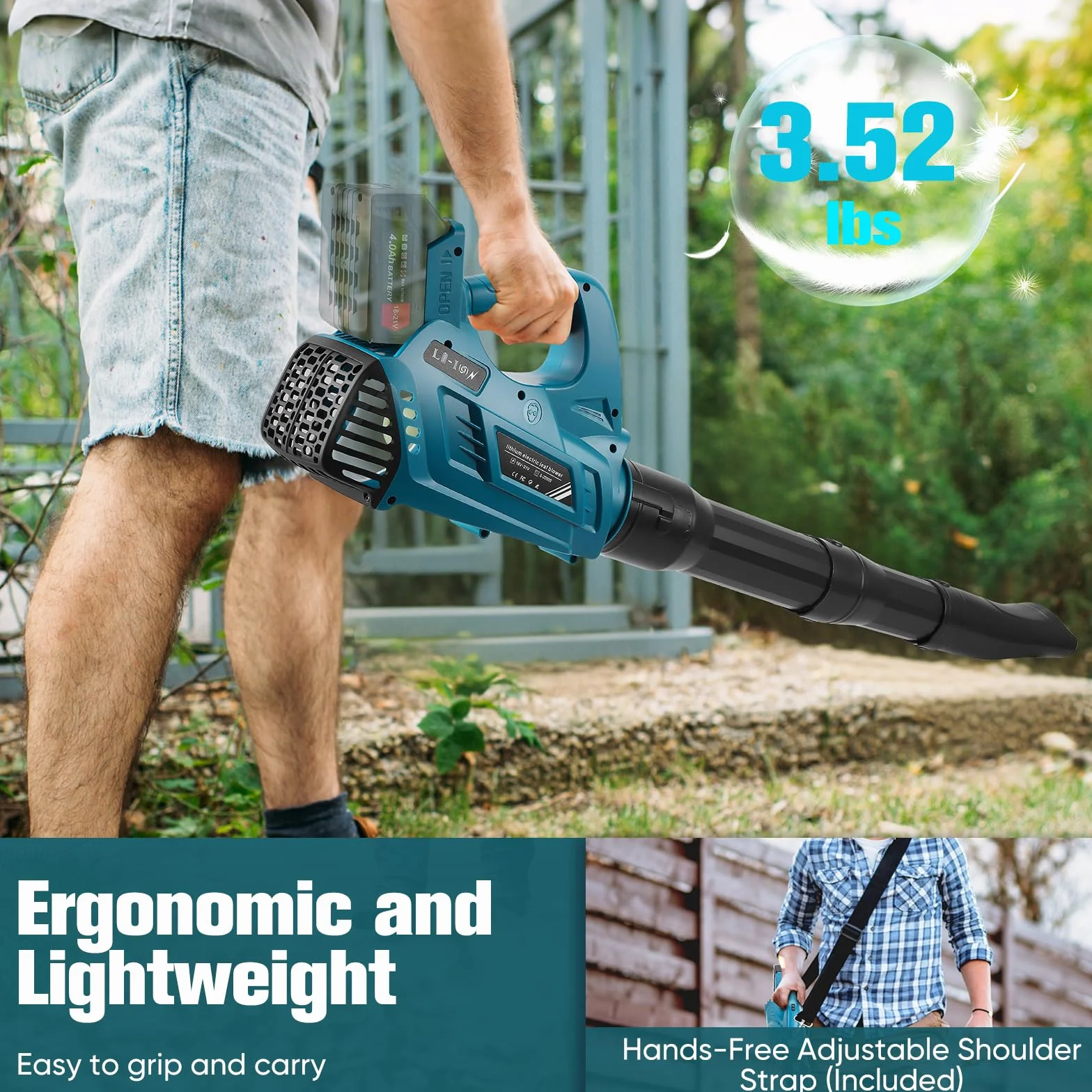 Makita 18V Souffleur Feuilles sans Fil 6 Vitesses 297 km/h