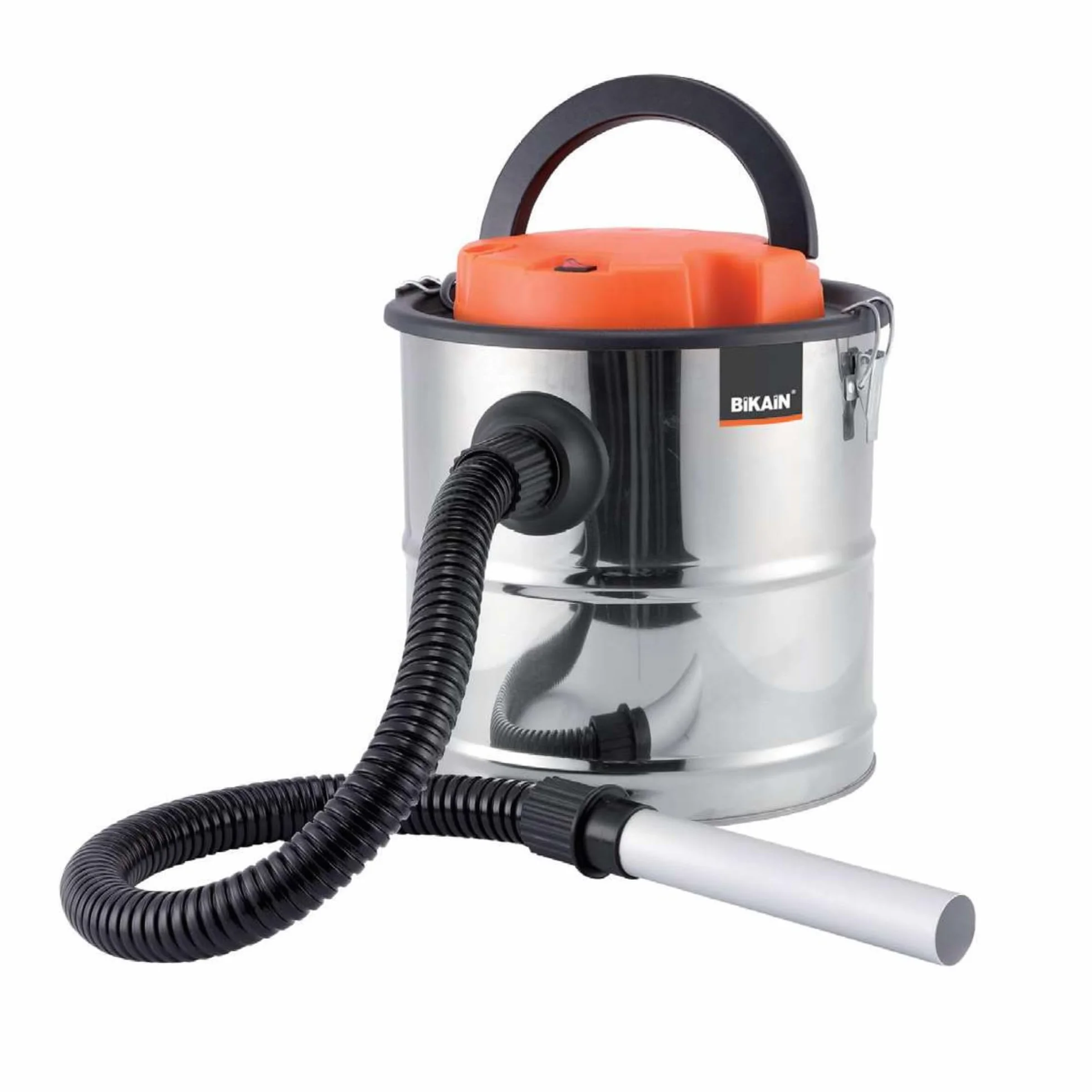 Aspirateur à Cendres 1200W 20L Acier Inoxydable avec Fonction Soufflerie Bikain