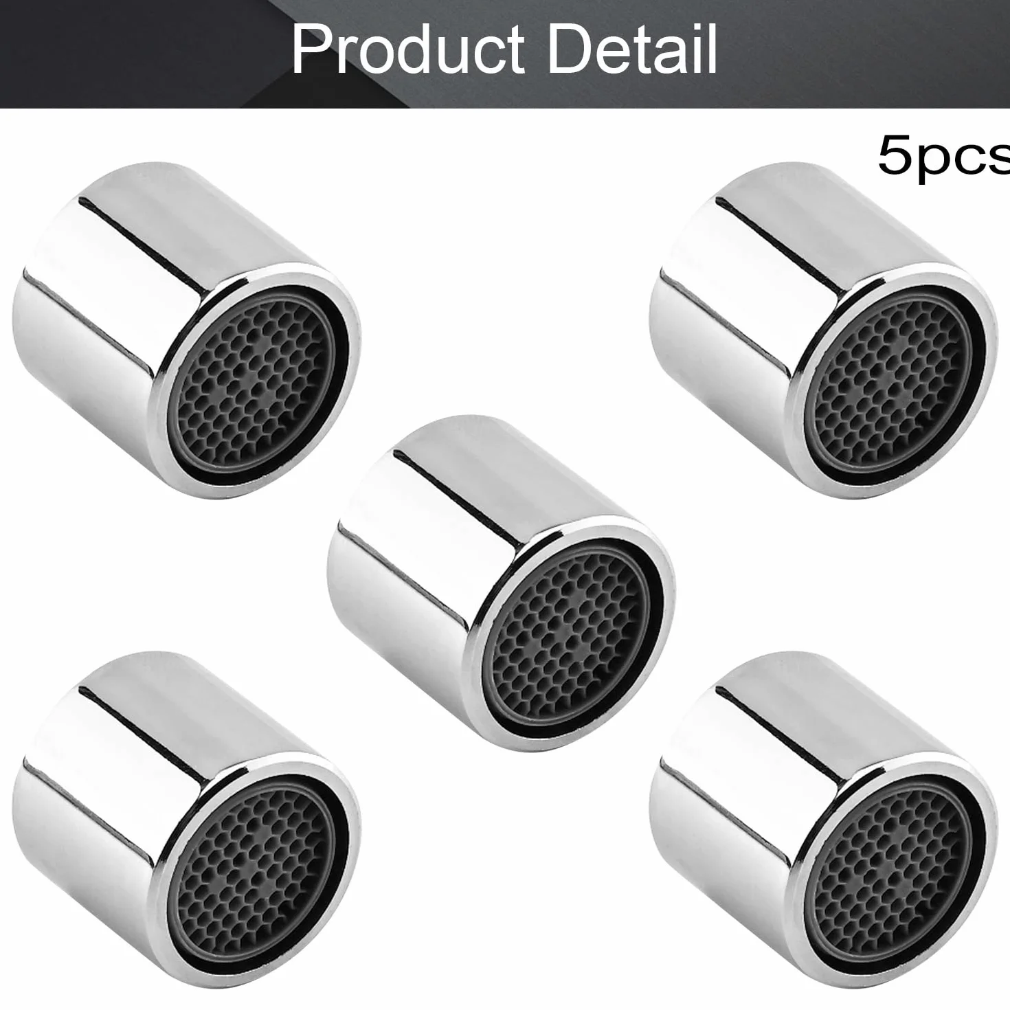 MroMax Lot de 5 aérateurs de robinet universels femelles 18 mm pièce de rechange salle de bain lavabo bidet