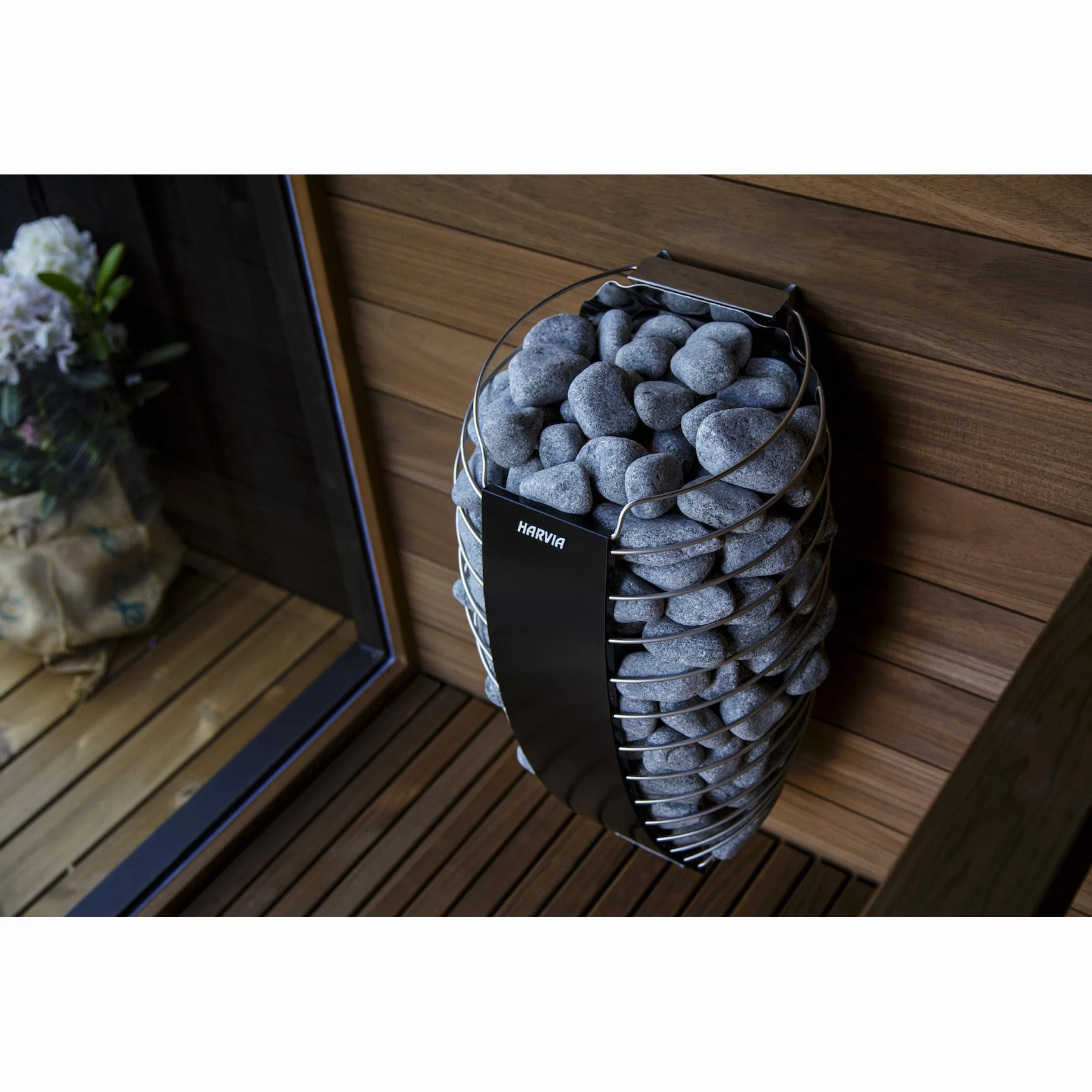 Harvia Spirit SP60XW 6 kW WiFi Black Finlandais Four de sauna avec contrôle Xenio