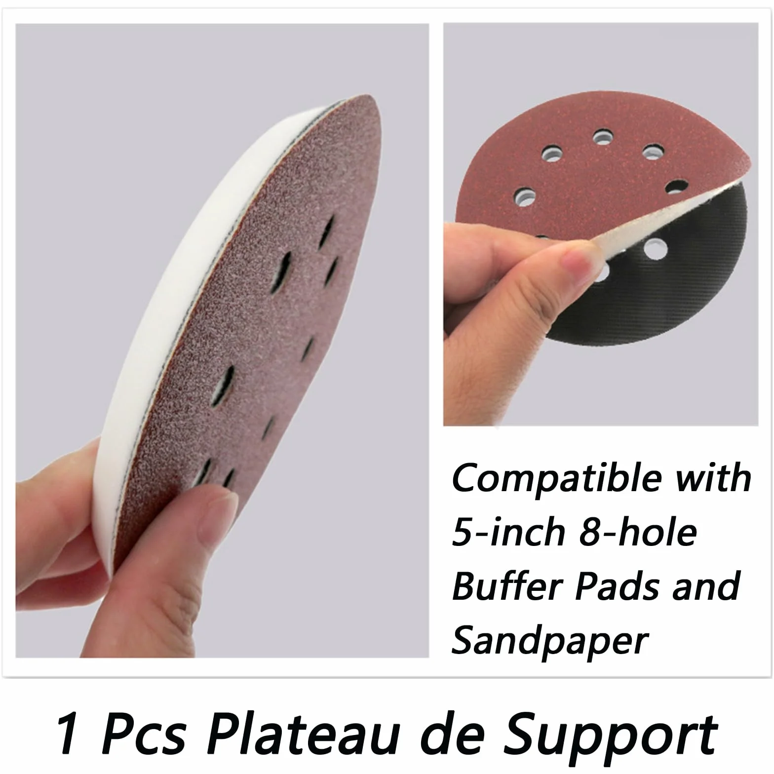 Plateau de Ponçage 125 mm pour Bosch PEX 300/400 AE