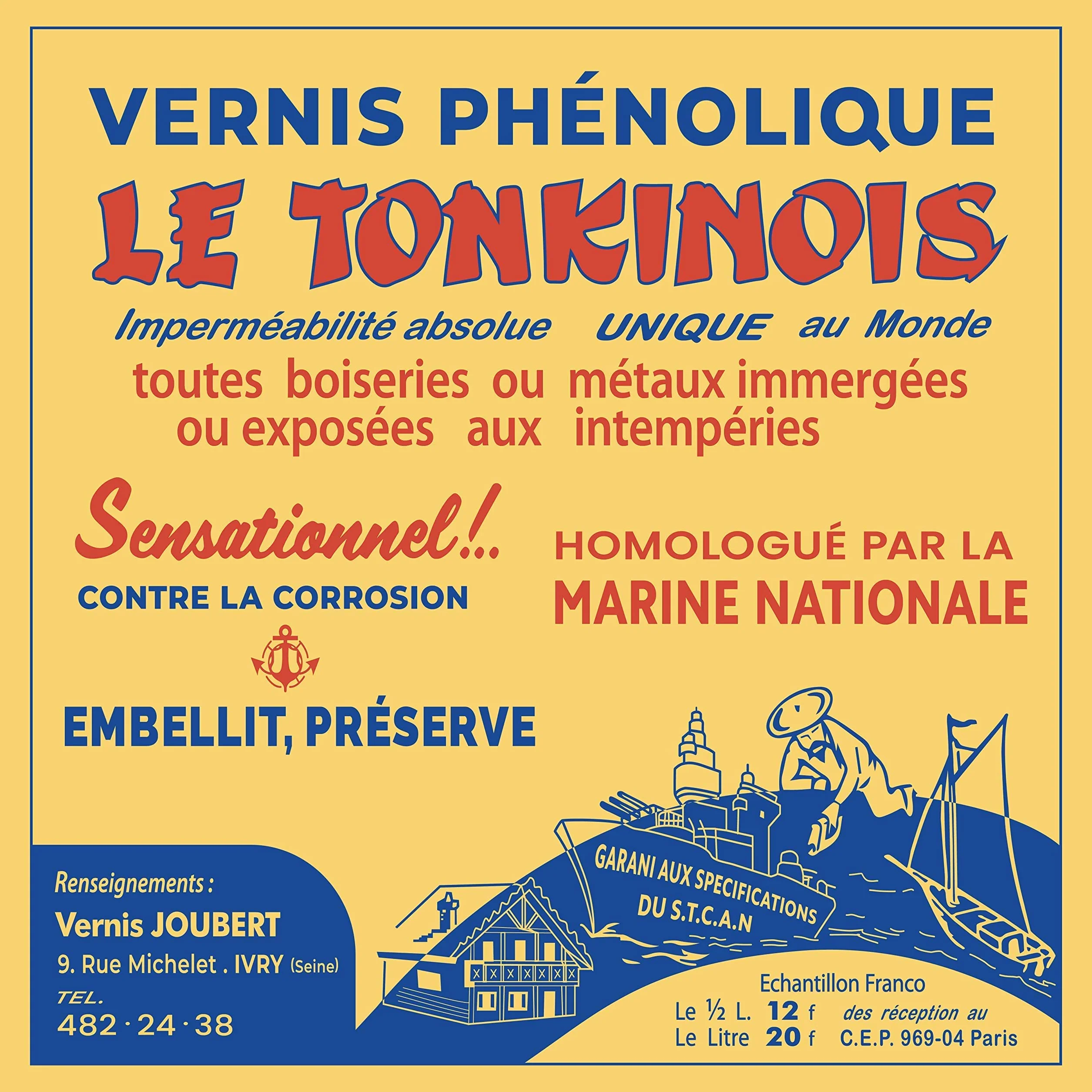 Le VERNIS Le Tonkinois vernis à l’huile prêt à l’emploi protection spéciale pour tous les bois extérieur intérieur
