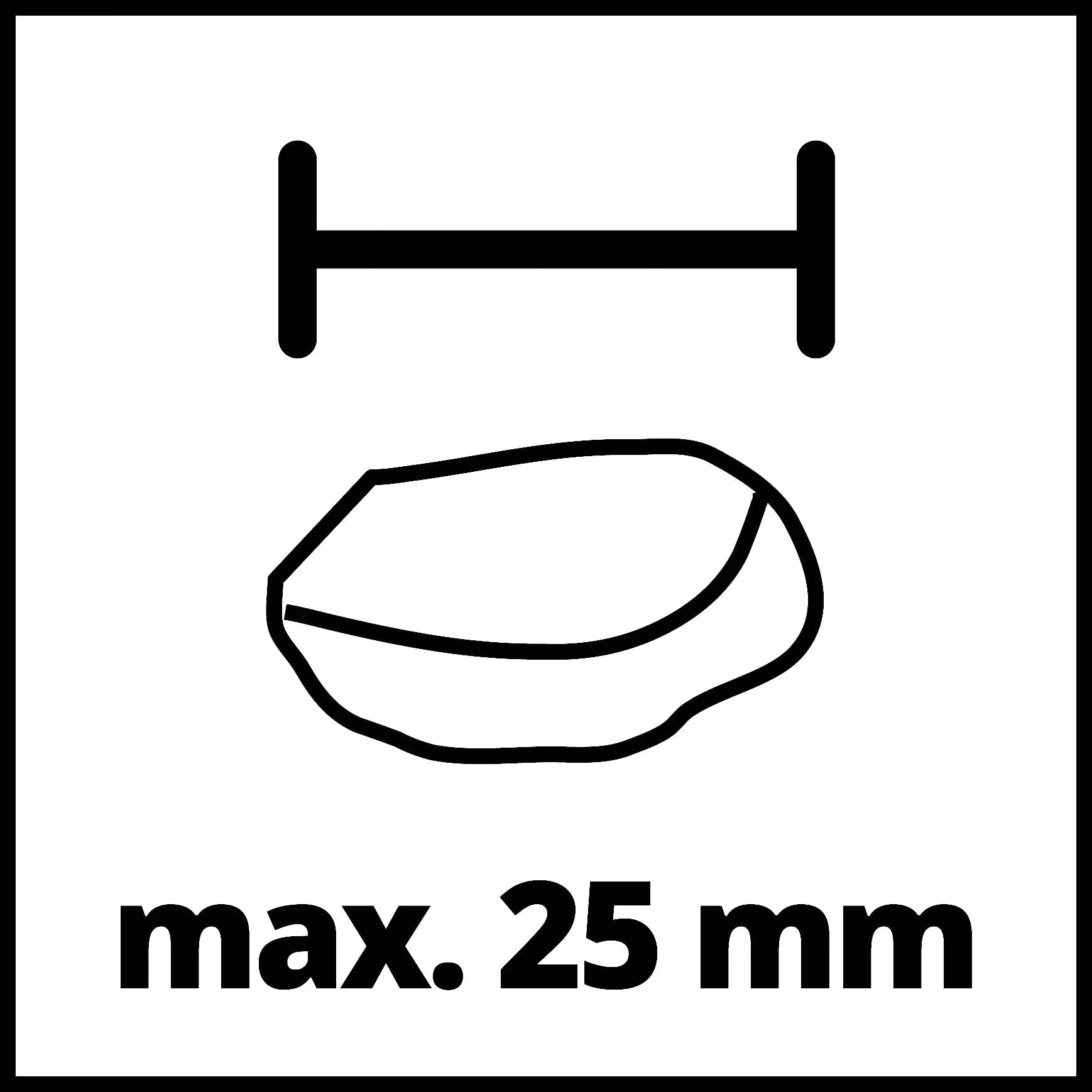 Einhell Pompe d'évacuation eaux chargées GC-DP 3325 330 W 9500 L/h 6 m 25 mm