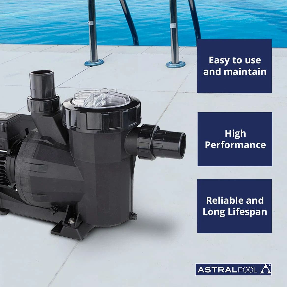 Astral Victoria Plus 38773 Pompe de piscine Noir 1 CV II V 230