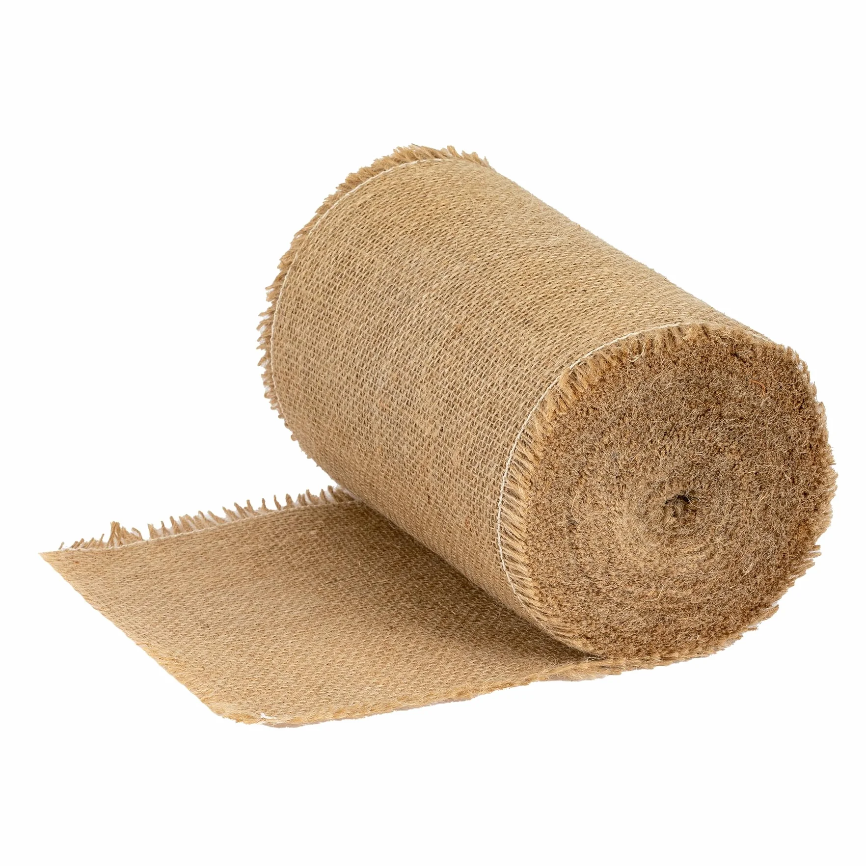 La Cordeline – Bande de Toile de Jute Naturelle 20 cm - Rouleu de 18 mètres – Épaisse 230 g/m² – Aspect Rustique – Décoration Champêtre, Mariage, Jardinage