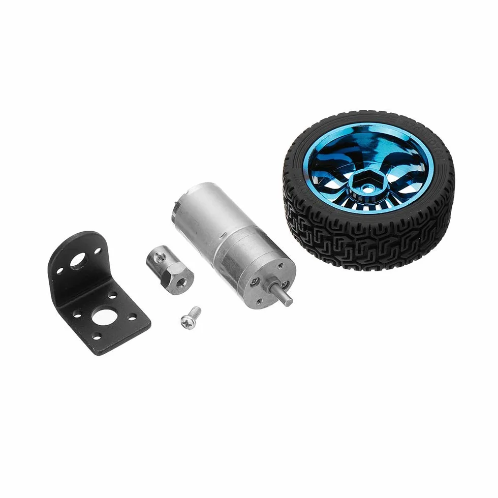 DollaTek 25GA370 DC 6V 130rpm motoréducteur avec support de montage