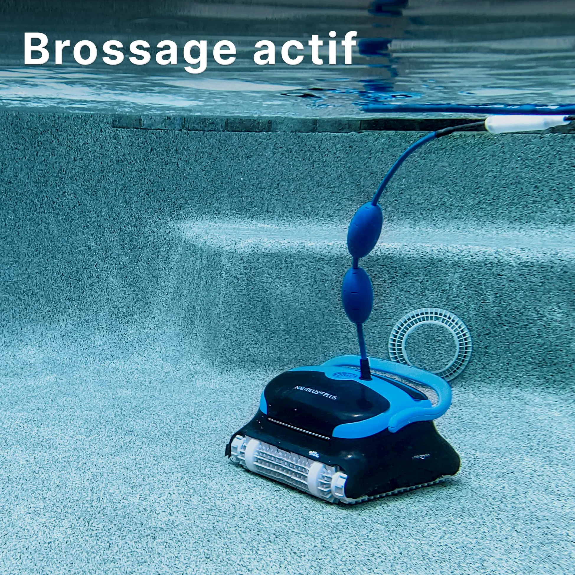 Dolphin Nautilus CC Plus Robot Piscine Fond et Parois, Piscine avec Planification Intelligente, avec Programmateur, Double Filtration, Idéal pour Les Piscines Hors Sol 12m