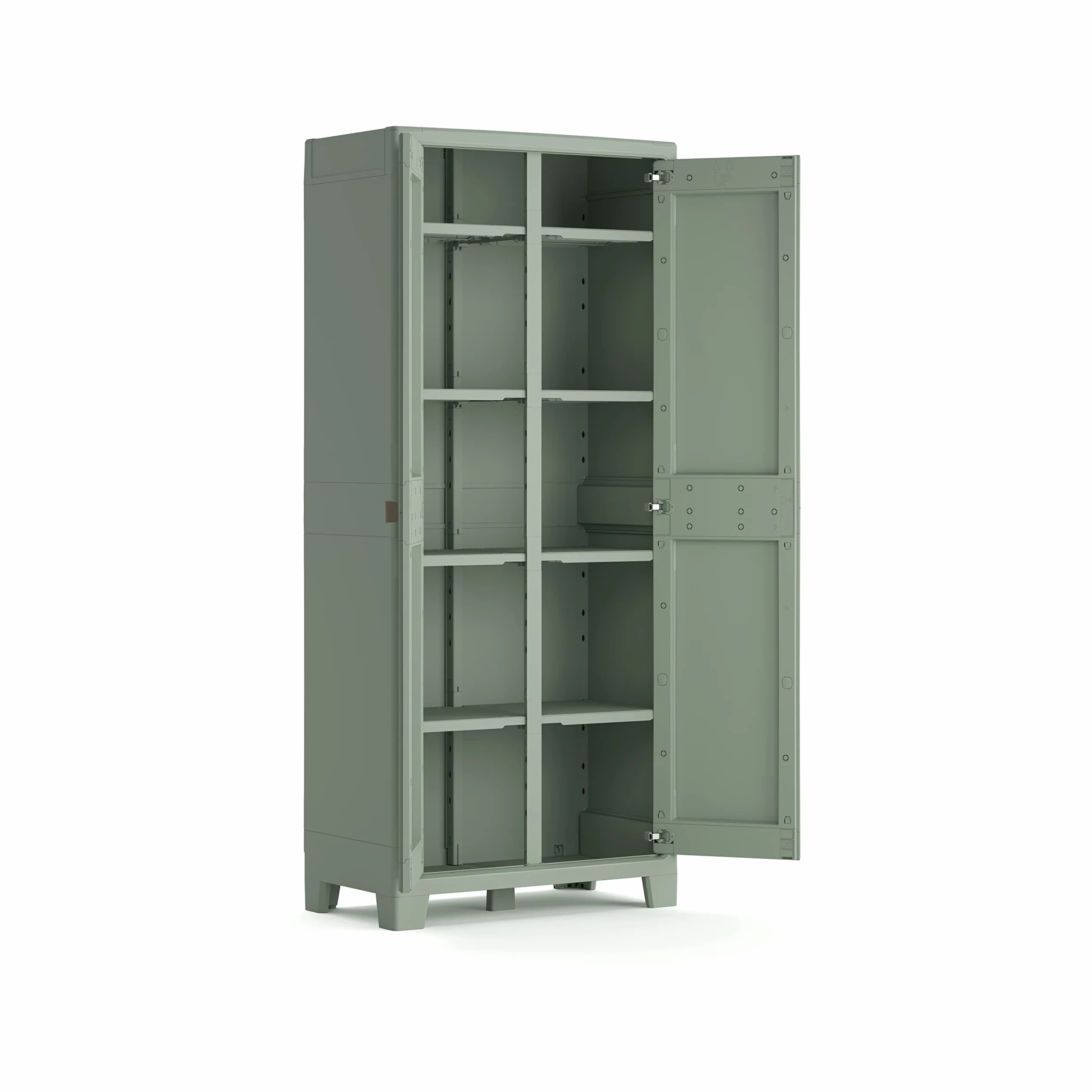 Keter Armoire Utilitaire Planet Outdoor Résine 80 x 44 x 182 cm Vert Jade
