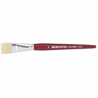 Brosses plates en soie n°22 Lot de 10
