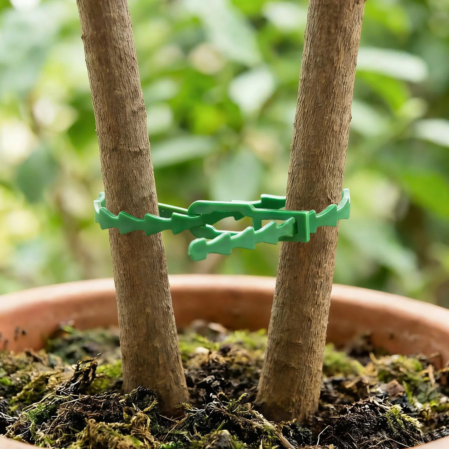 Attache Plante Verte, 200 Pièces Réglable Liens de Jardinage pour Ligatures, Flexible Attache Plante Grimpante, Multifonctionnel Liens de Jardinage pour Croissance de Plantes de Jardin