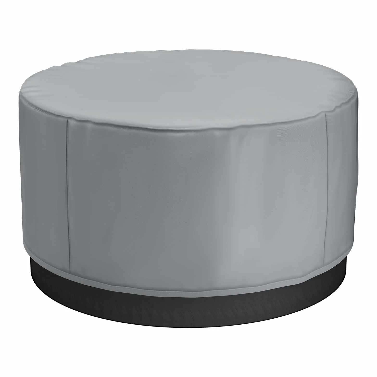 VEVOR Housse de Protection pour Spa extérieur, φ200 x 85 cm, Couverture Ronde Spa, résistante aux intempéries et à l'eau, Tissu Oxford 420D Ultra-résistant et résistance à la déchirure 950N, Gris