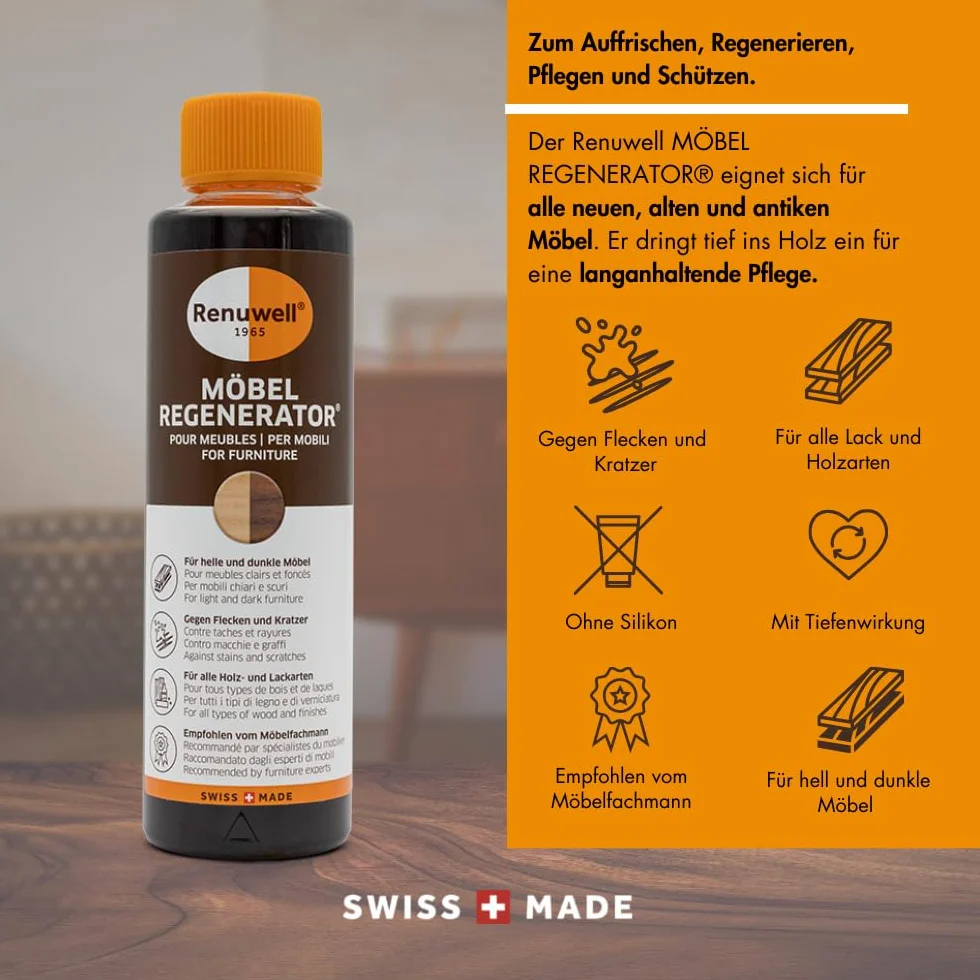 Massivum Renuwell Régénérateur meubles 500 ml Bois Naturel