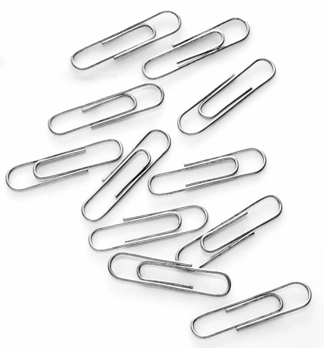 Alevar Trombones en acier 50 mm n° 5 - Lot de 100 clips de bureau
