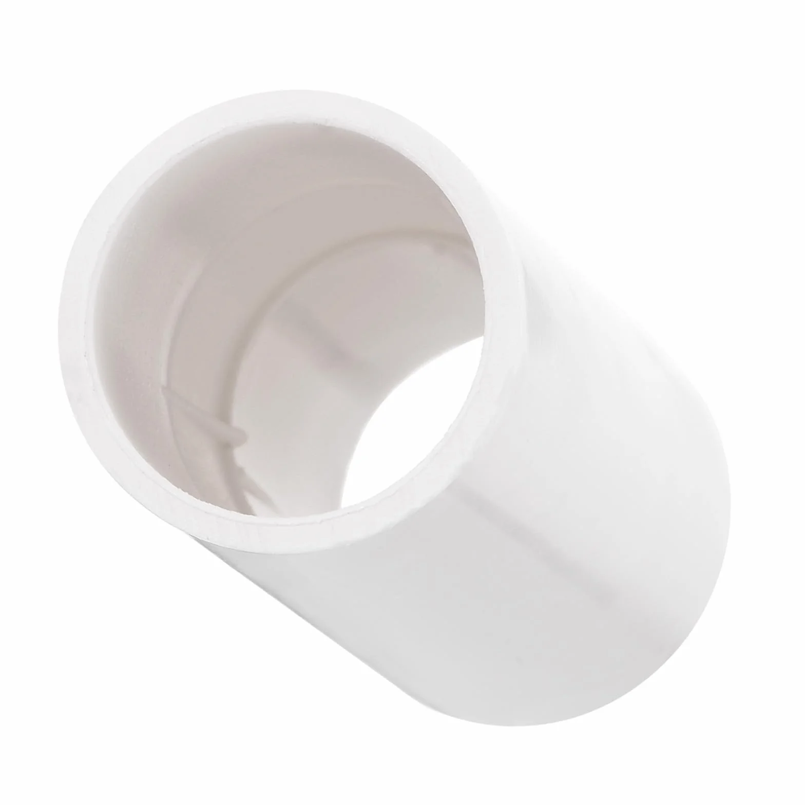 Raccord Droit Conduit PVC 16 mm Blanc Lot de 50 pour Tuyau Électrique
