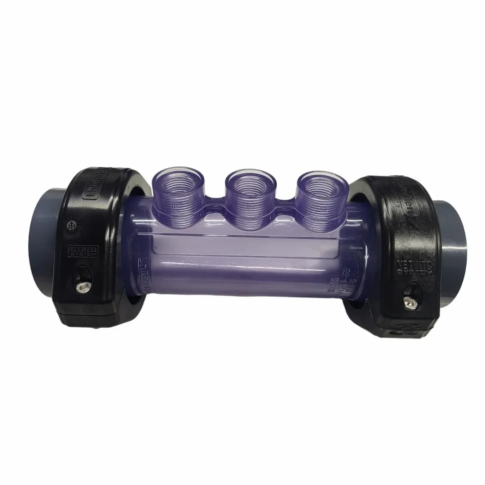 Collecteur Porte sonde Transparent diametre 63