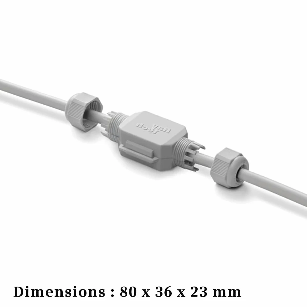 Boite étanche FRED forme L 3 câbles 2,5 mm²