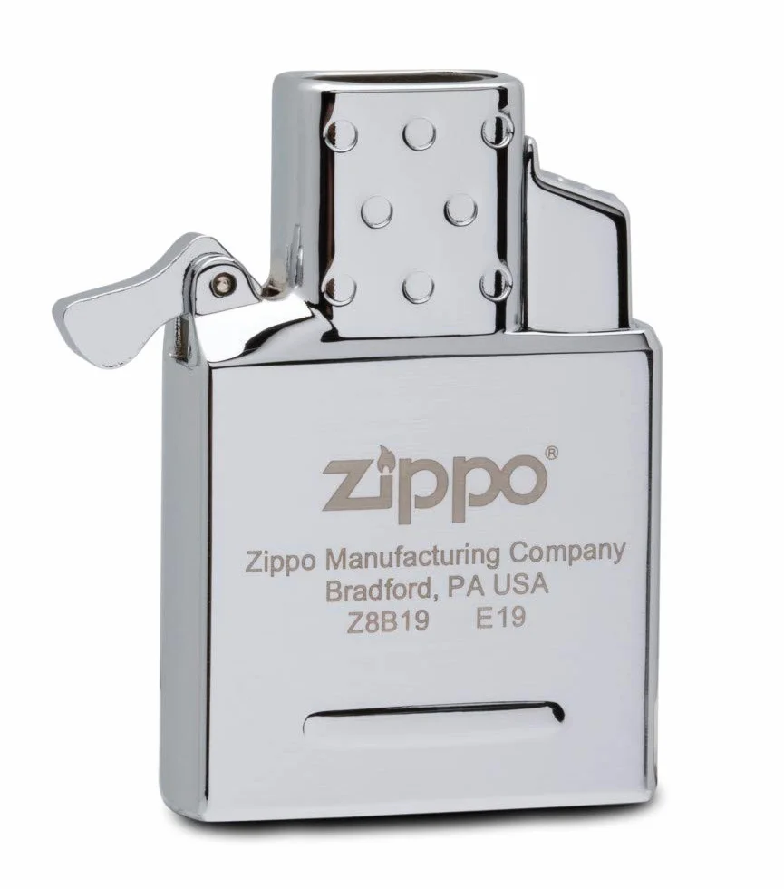 Briquet Zippo® Insert Torche Double à Gaz® 65827, Coupe-Vent Rechargeable Métal
