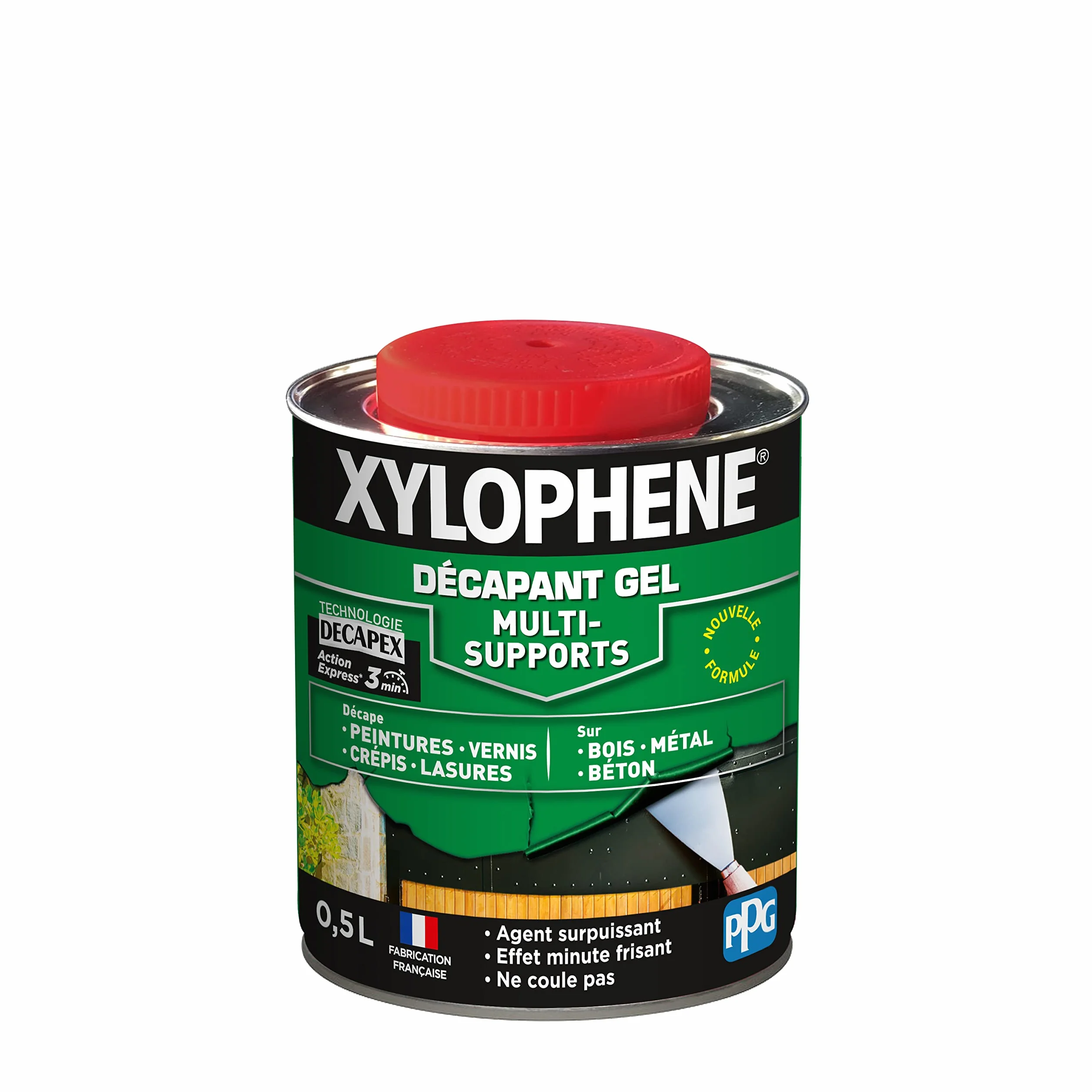XYLOPHENE Décapant Gel MULTI-SUPPORTS 0,5L