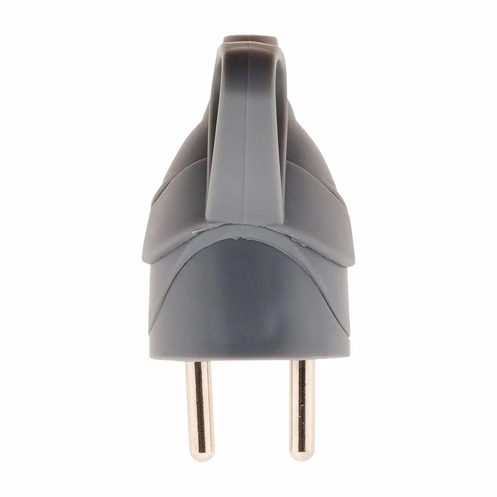 Zenitech Fiche mâle anneau 16A 2P+T gris