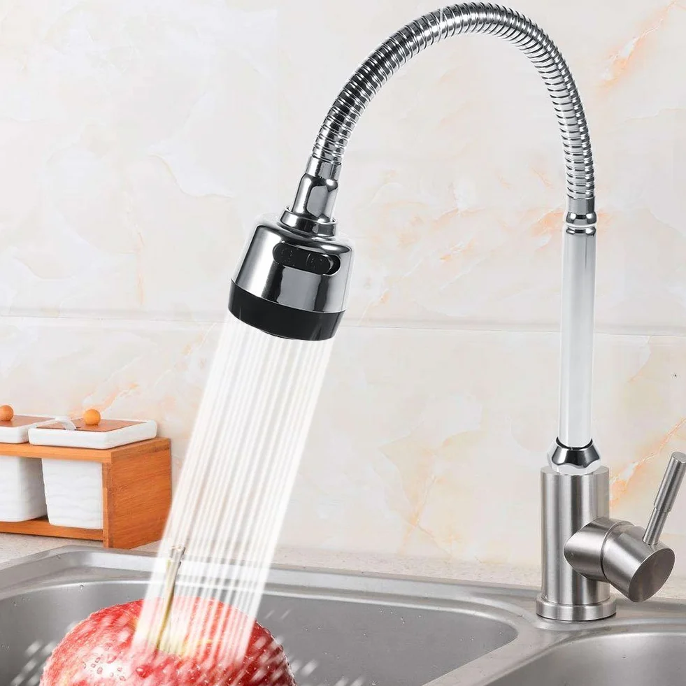 Robinet pulvérisateur pivotant 360° en acier inoxydable 304 pour évier de cuisine