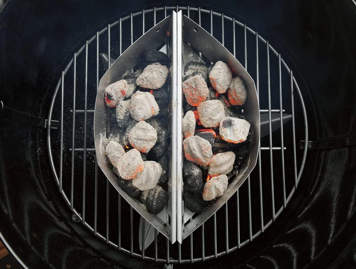 7403 Panier à charbon de bois pour barbecue Weber 57 cm, Weber One Touch et Master Touch, porte-charbon Char-Basket Accessoires de barbecue