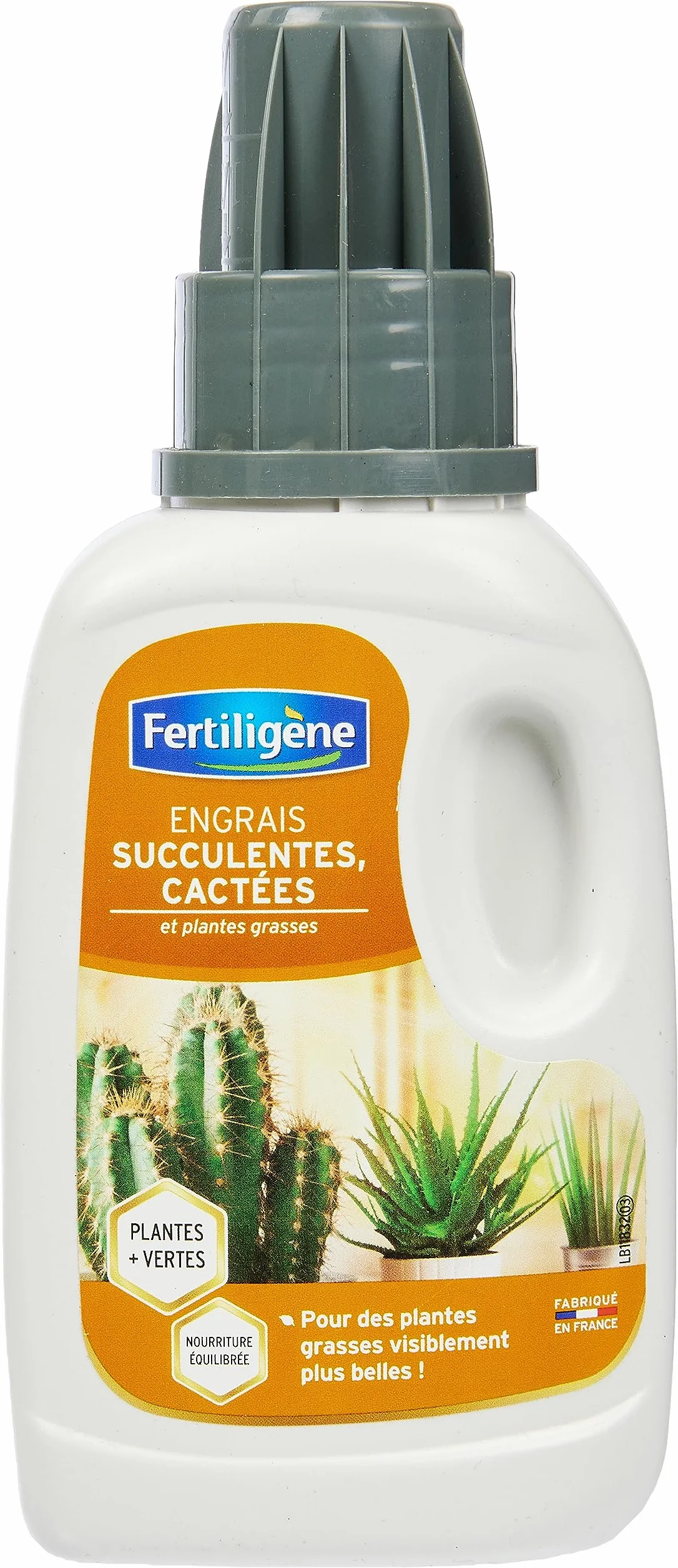 Fertiligène FECA250 - Engrais Liquide Succulentes, Cactées 250 ml, Des plantes plus vertes en 7 jours, Apporte une nourriture équilibrée, Formule à base de minéraux, Pour 35 L de solution diluée