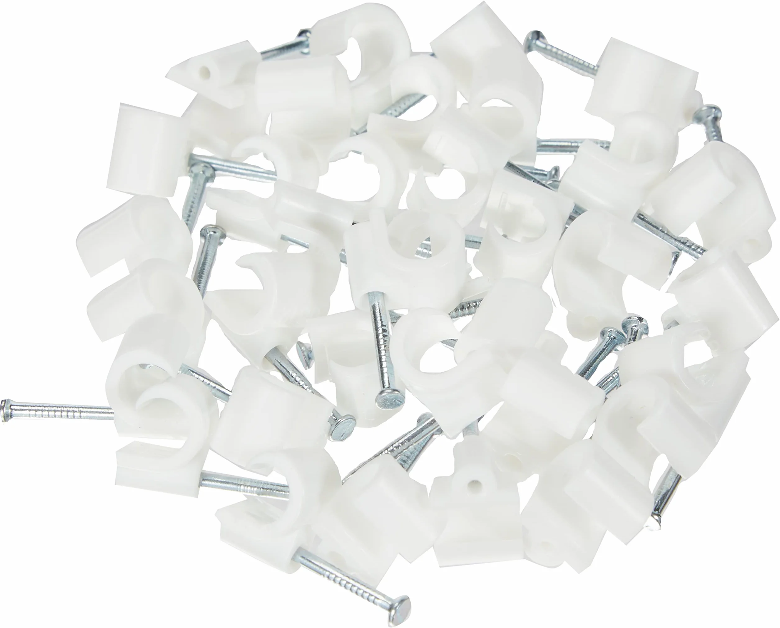 Debflex 700409 Attache câble électrique Ø 8-12 mm Blanc Sachet de 50